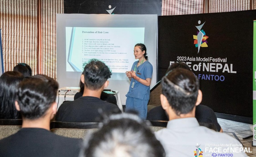 healthy choice clinic presentation at face of nepal 2023