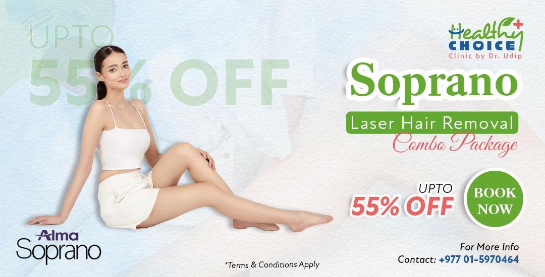 Unbeatable Soprano Laser Hair Removal Offer in Nepal