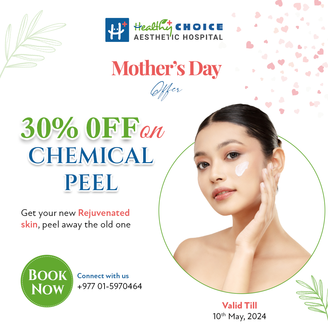 30% on Chemical Peel | Happy Mother's Day 2081 offer